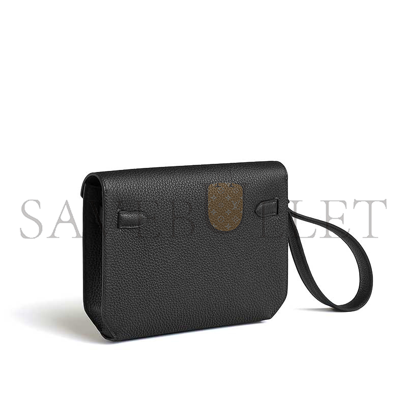 H**me5 kelly depeches 25 monochrome pouch togo h082295ch89 (25.2*19.5*4cm)